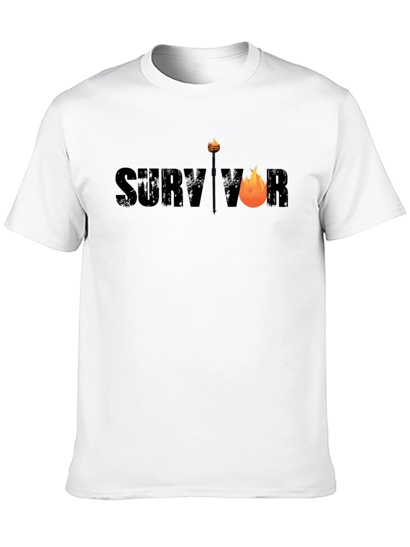 Survivor Graphic T-Shirt - Black