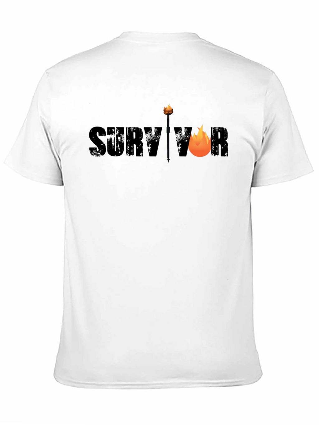 Survivor Graphic T-Shirt - Black