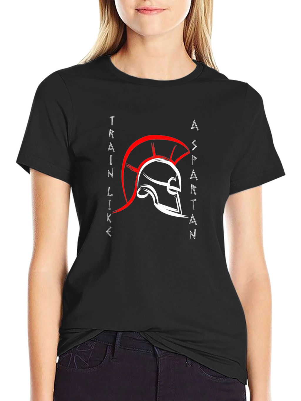 Train Like a Spartan T-Shirt - Black