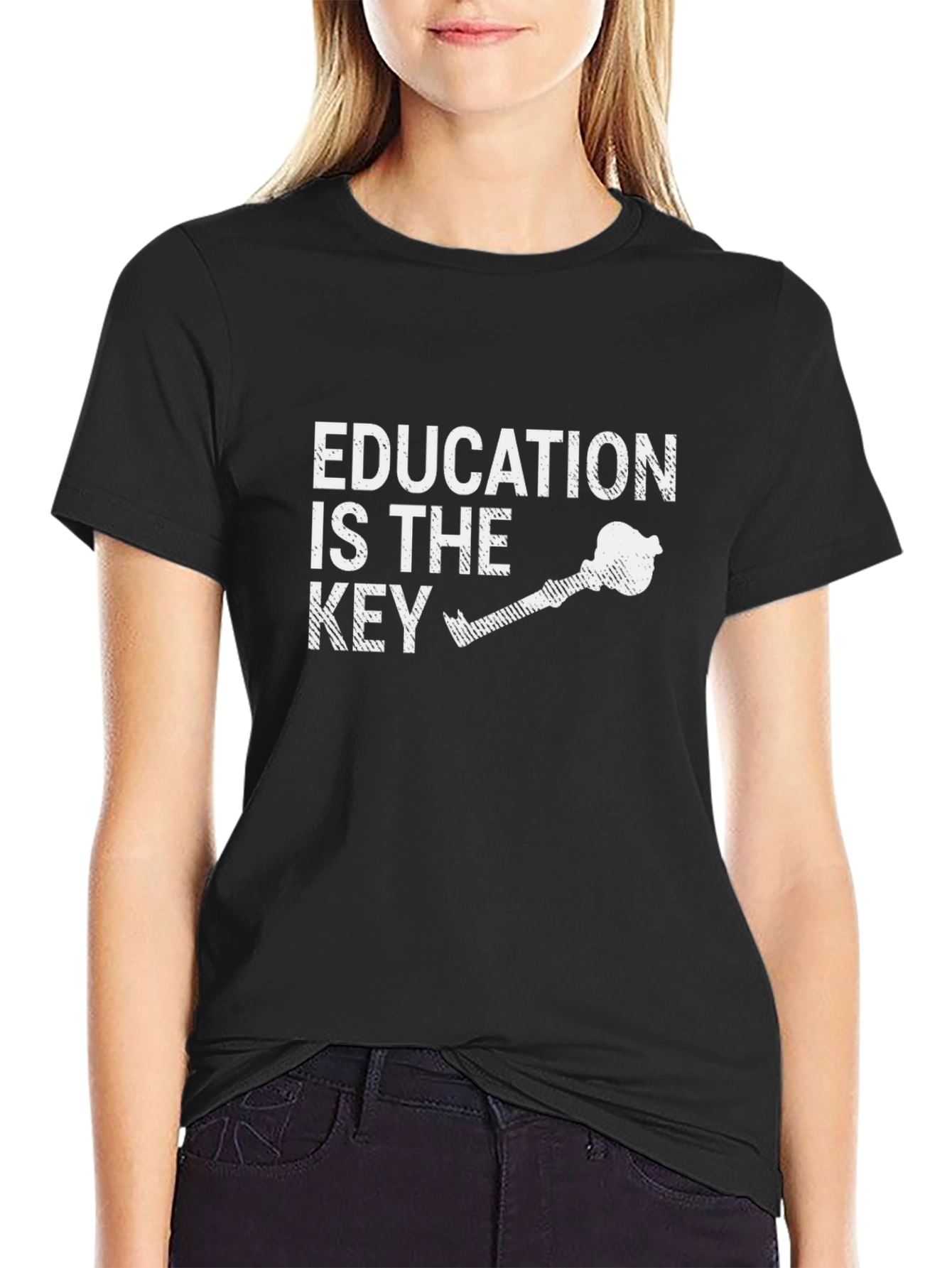 Education is the Key Graphic T-Shirt