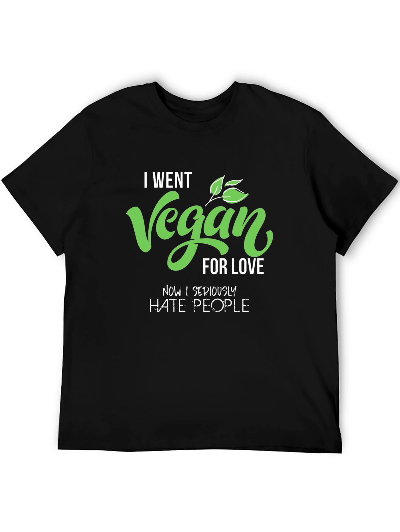 Vegan for Love T-Shirt - Humorous Vegan Apparel
