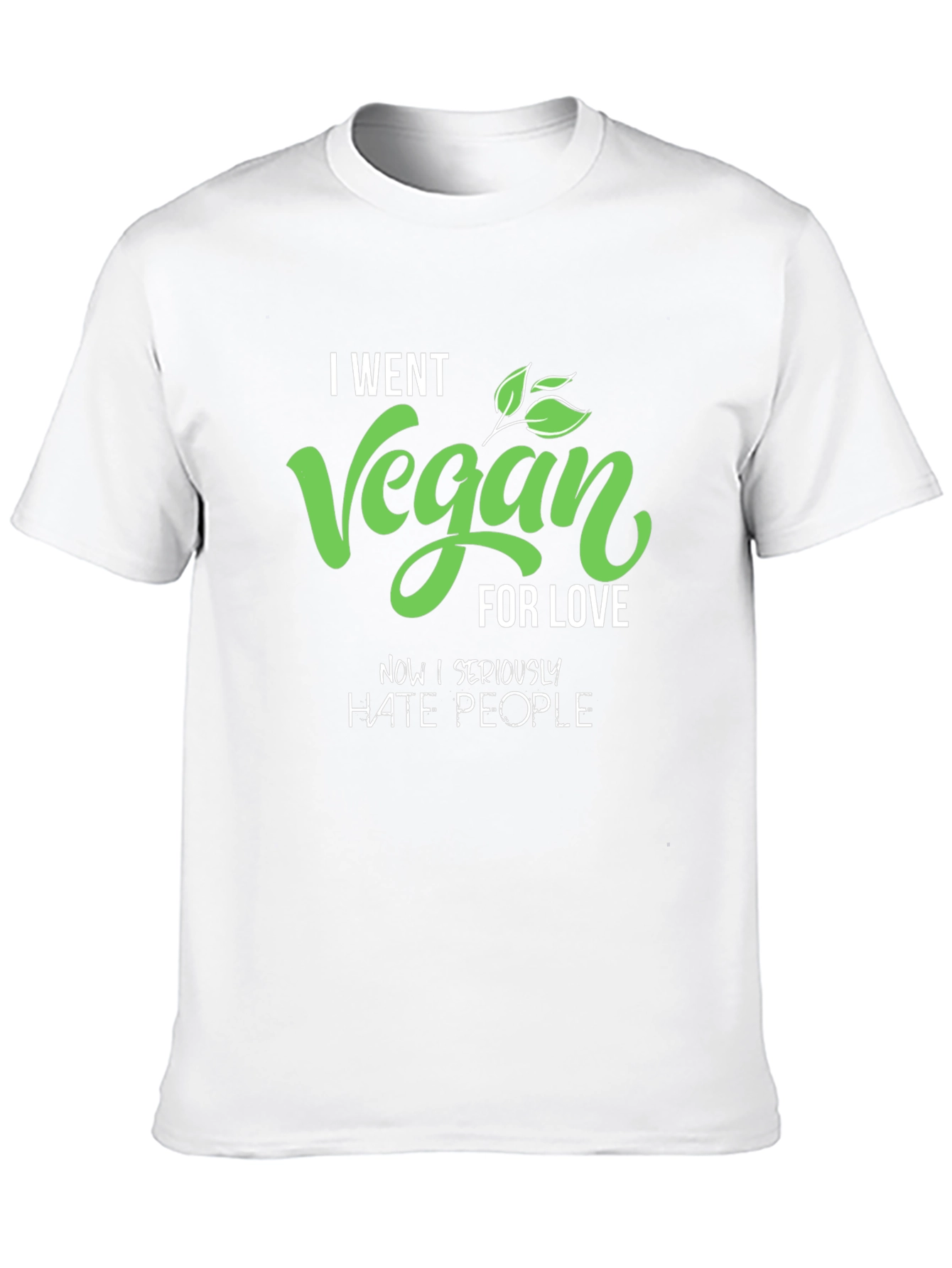 Vegan for Love T-Shirt - Humorous Vegan Apparel