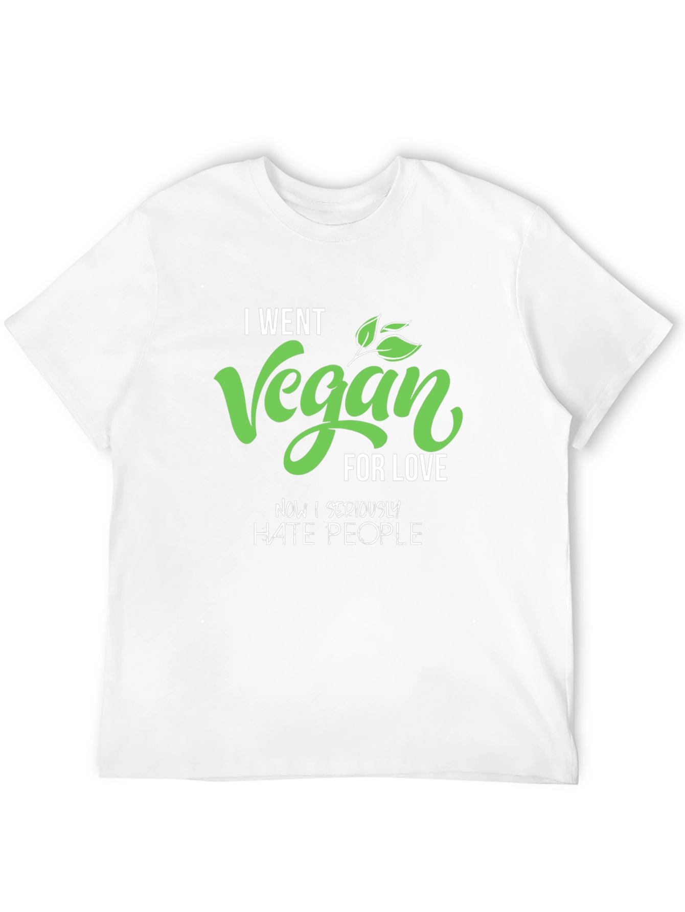 Vegan for Love T-Shirt - Humorous Vegan Apparel