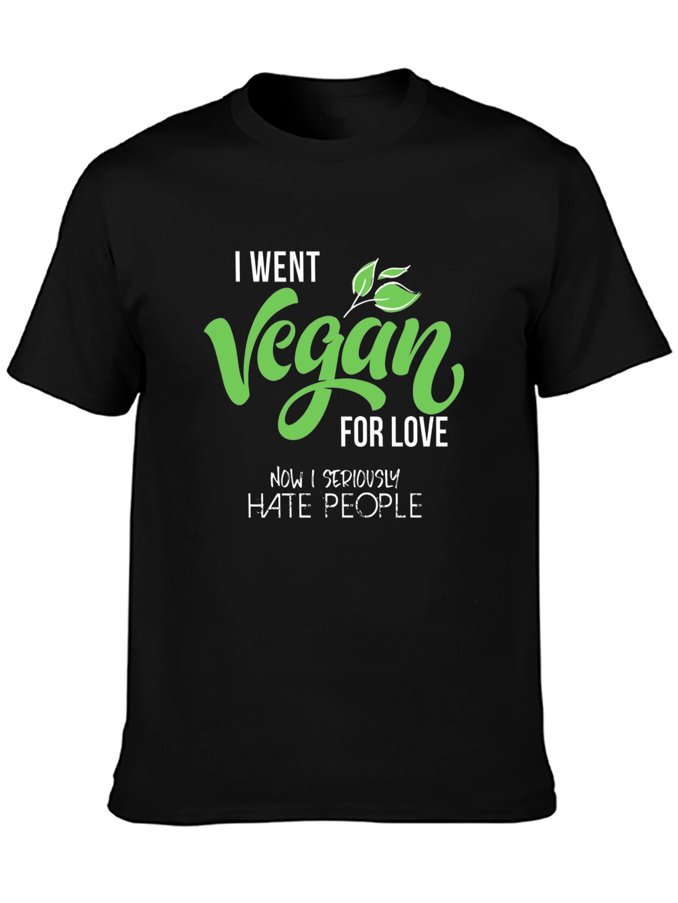 Vegan for Love T-Shirt - Humorous Vegan Apparel