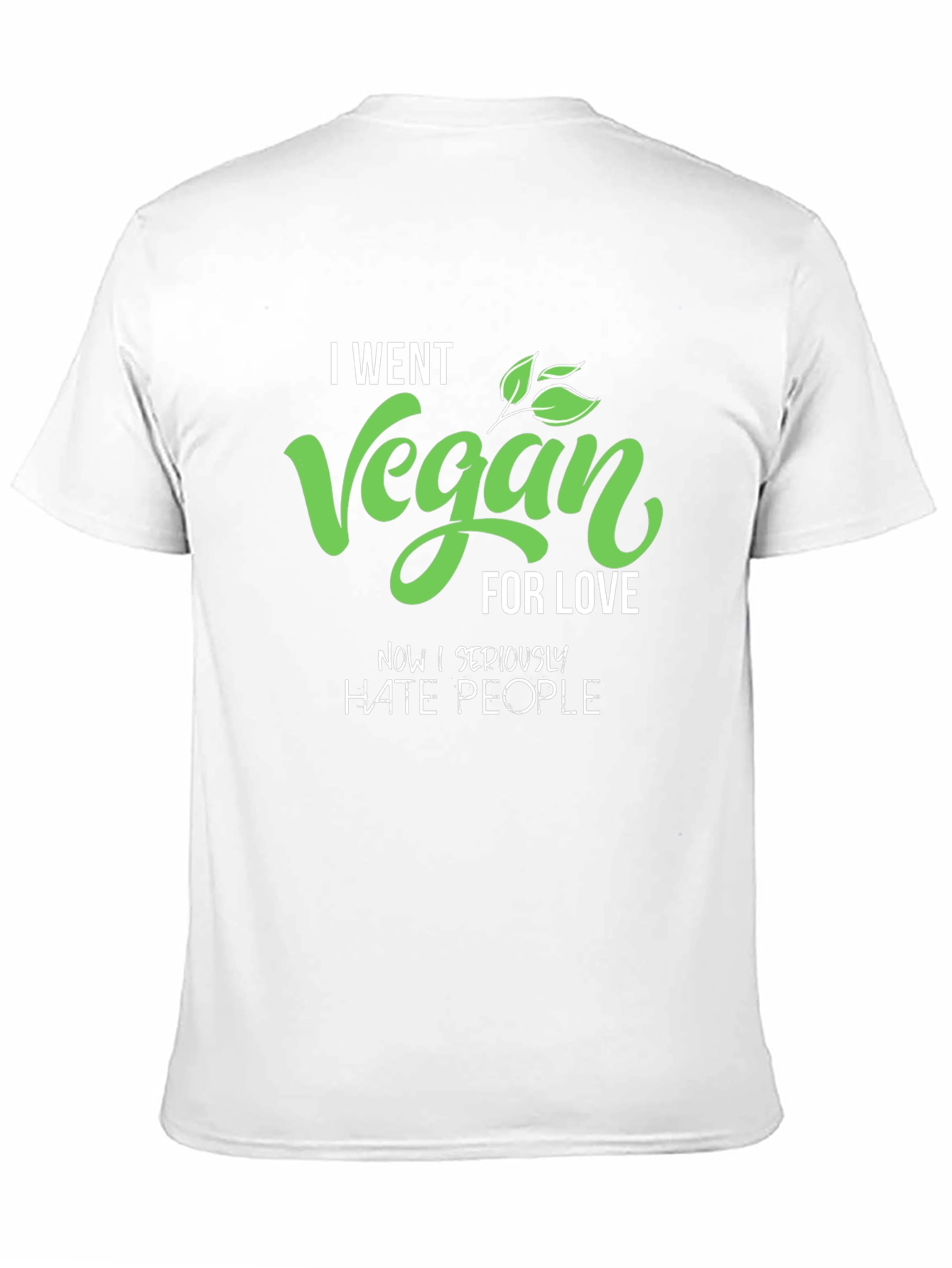 Vegan for Love T-Shirt - Humorous Vegan Apparel