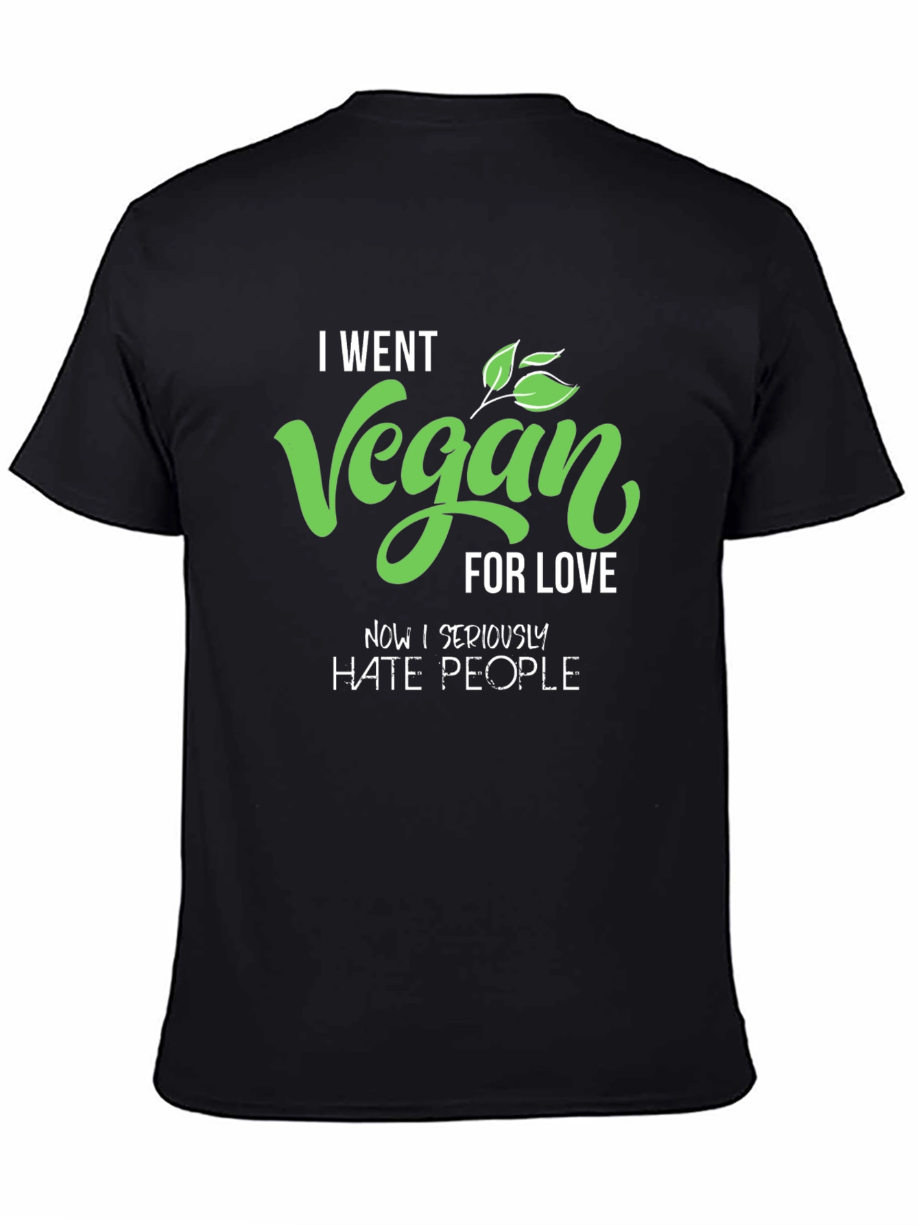 Vegan for Love T-Shirt - Humorous Vegan Apparel