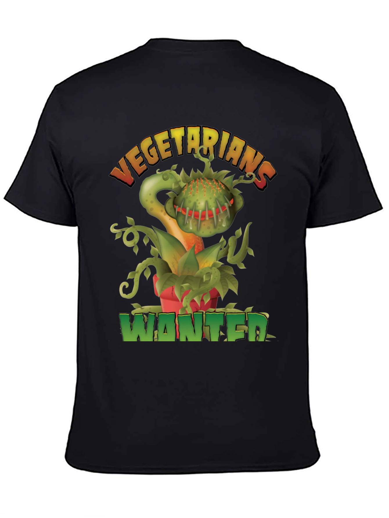 Vegetarians Wanted T-Shirt - Funny Carnivorous Plant Tee