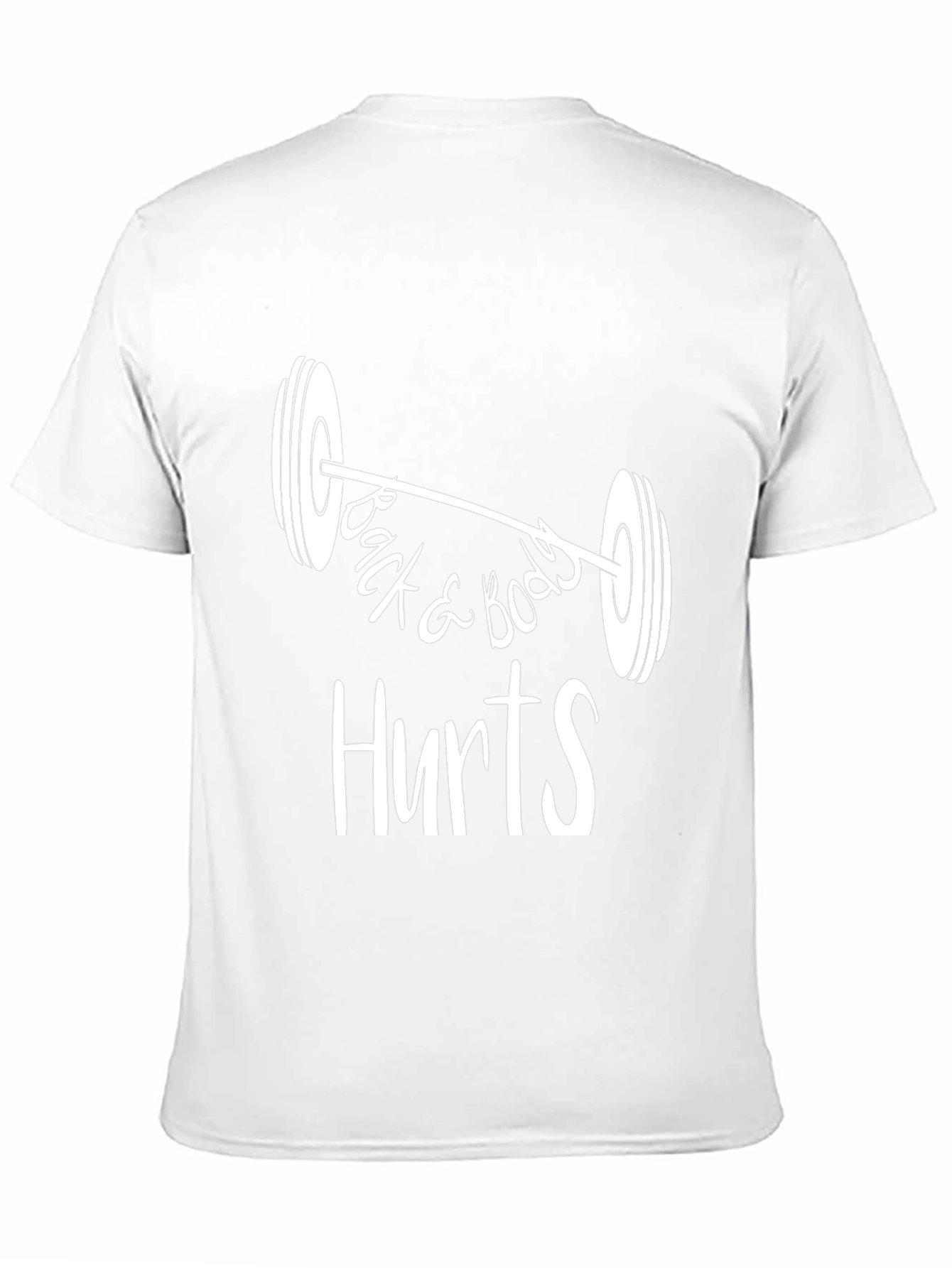 Back & Body Hurts Gym T-Shirt - Black