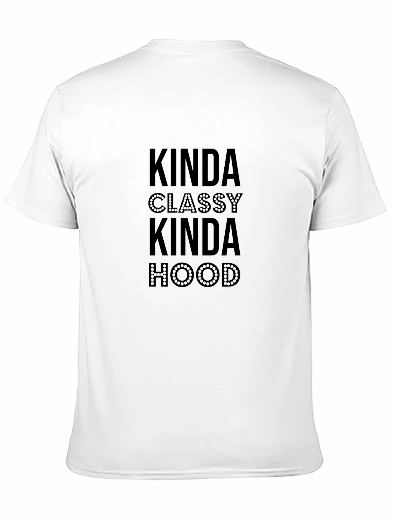Kinda Classy Kinda Hood Graphic Tee - Black