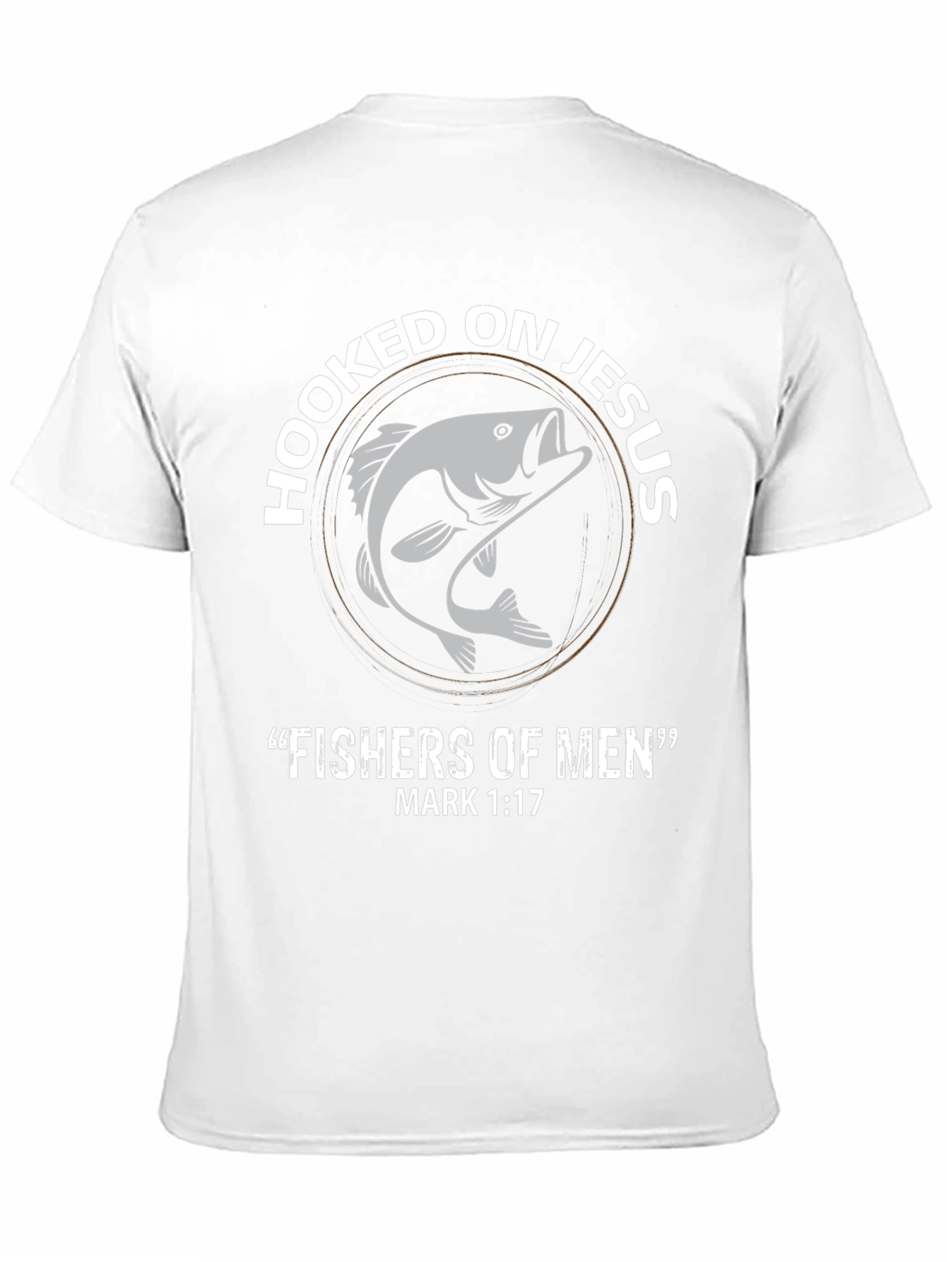 Hooked On Jesus T-Shirt - Fishers of Men Christian Tee