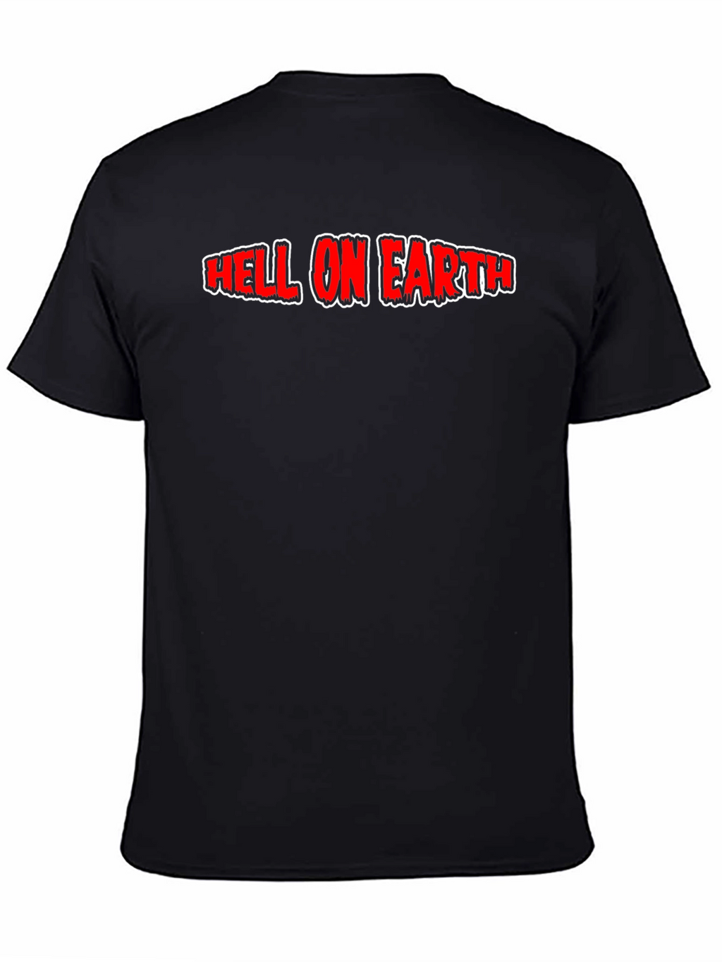 Hell on Earth Graphic Tee - Bold Black T-Shirt