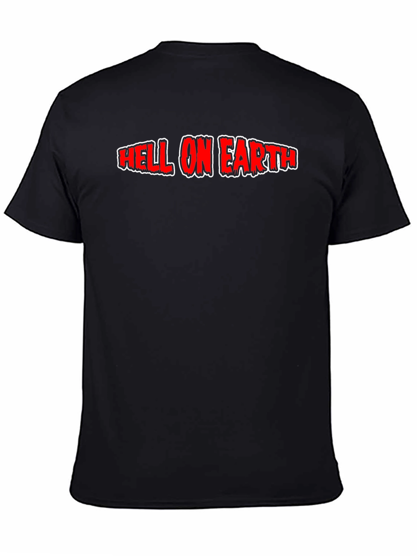 Hell on Earth Graphic Tee - Bold Black T-Shirt