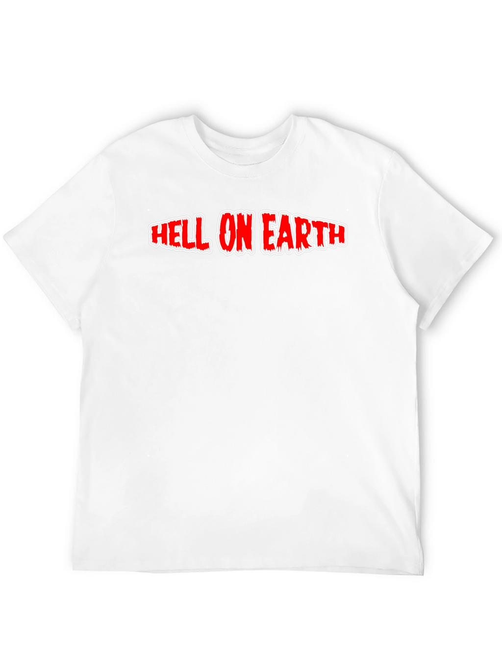 Hell on Earth Graphic Tee - Bold Black T-Shirt