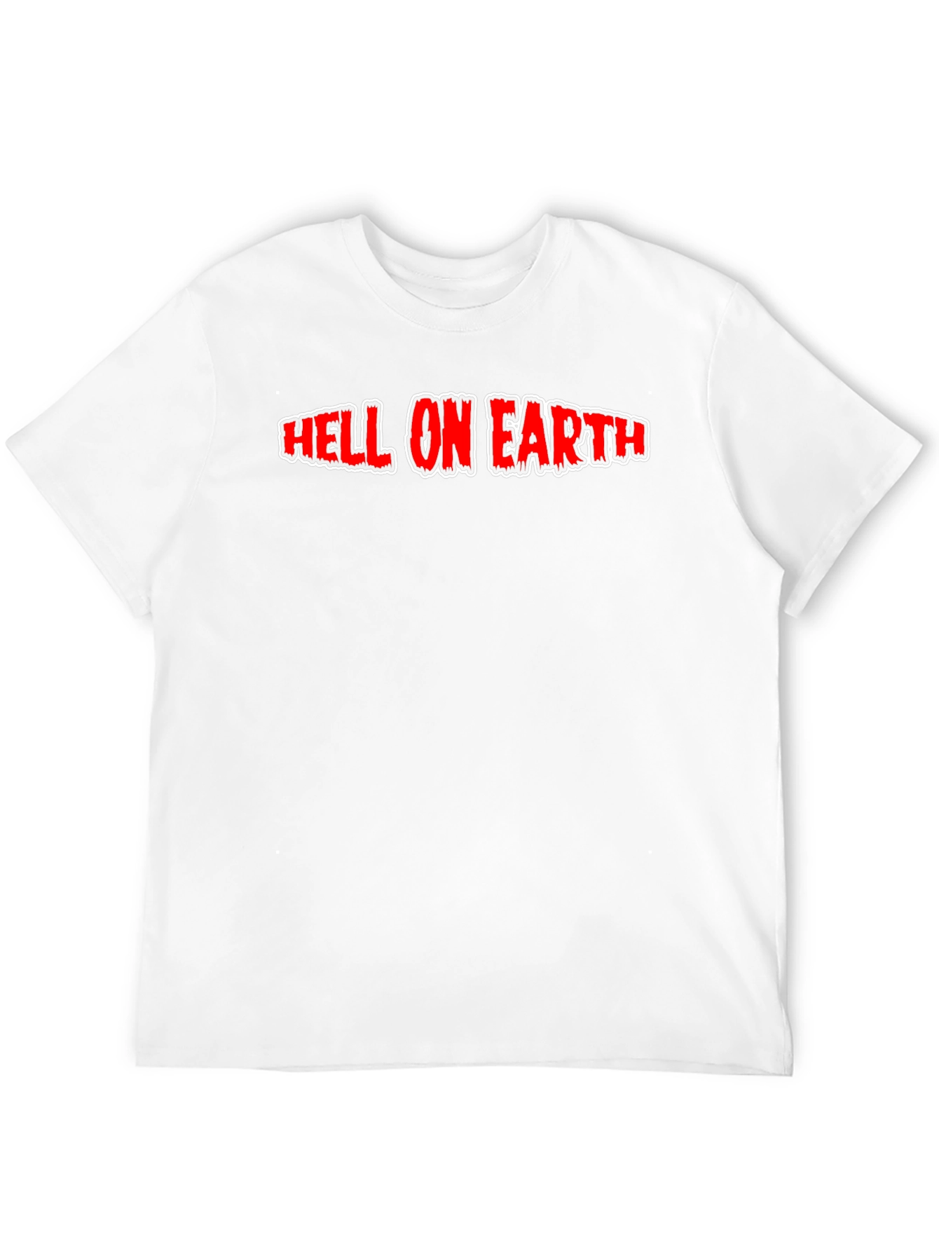Hell on Earth Graphic Tee - Bold Black T-Shirt