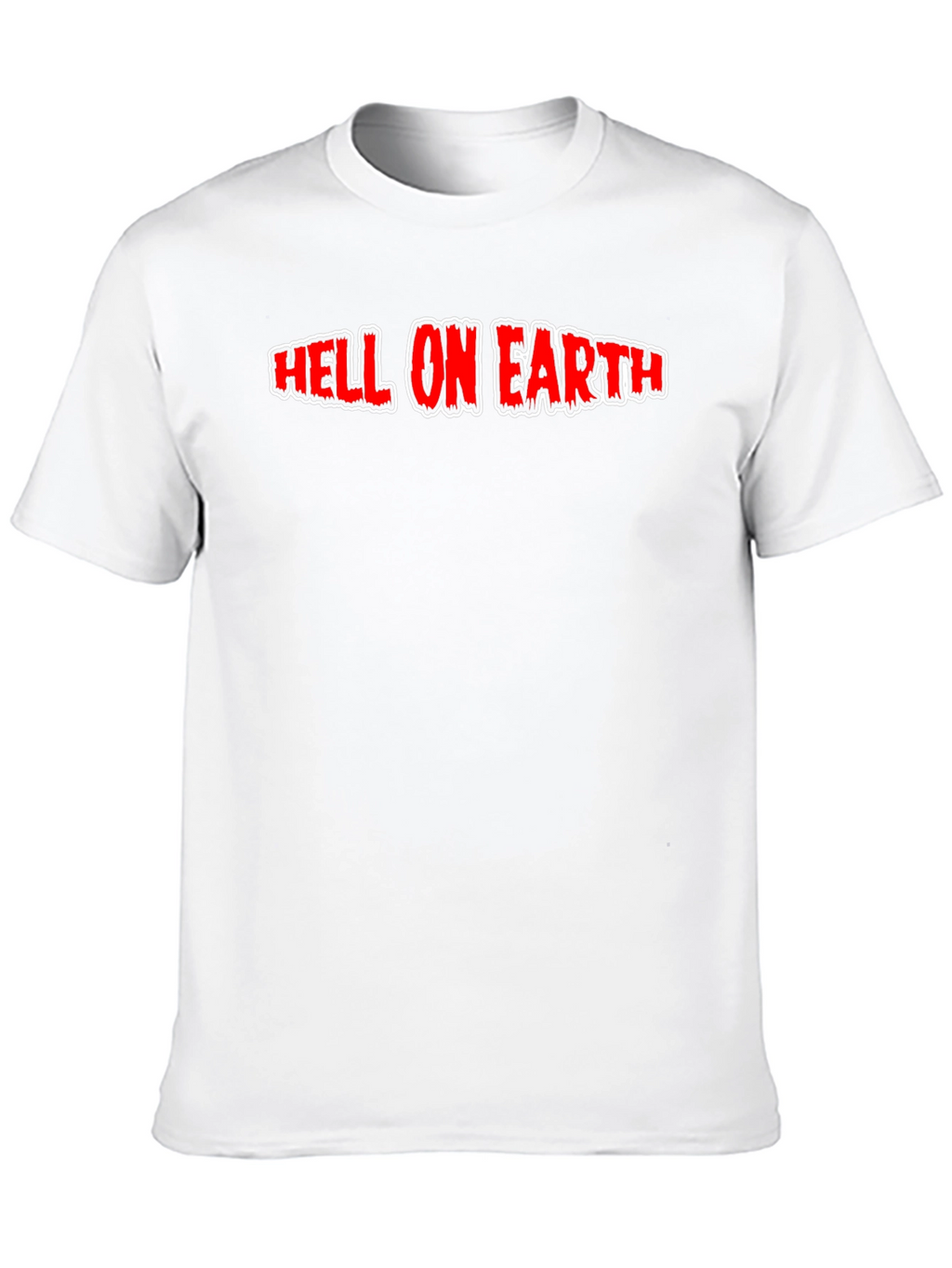 Hell on Earth Graphic Tee - Bold Black T-Shirt