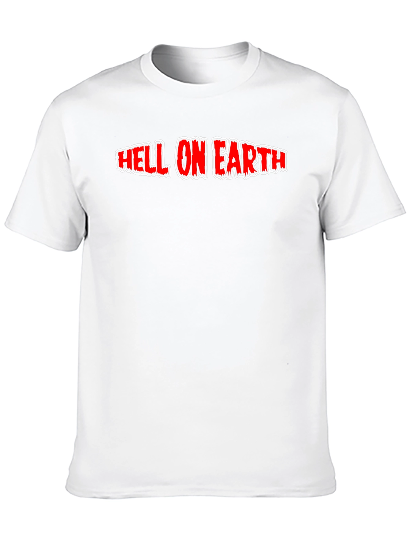 Hell on Earth Graphic Tee - Bold Black T-Shirt