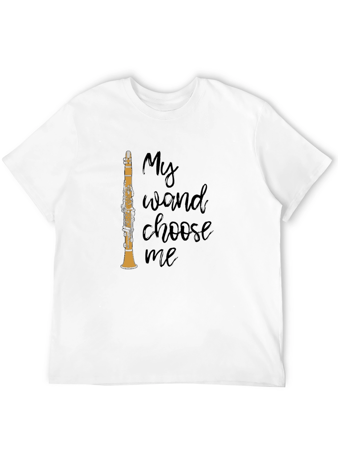 My Wand Choose Me Clarinet Graphic T-Shirt