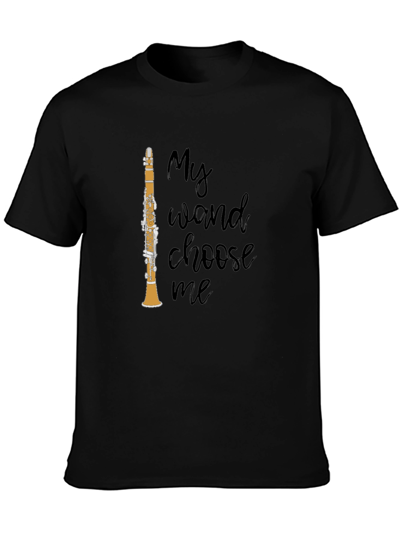 My Wand Choose Me Clarinet Graphic T-Shirt