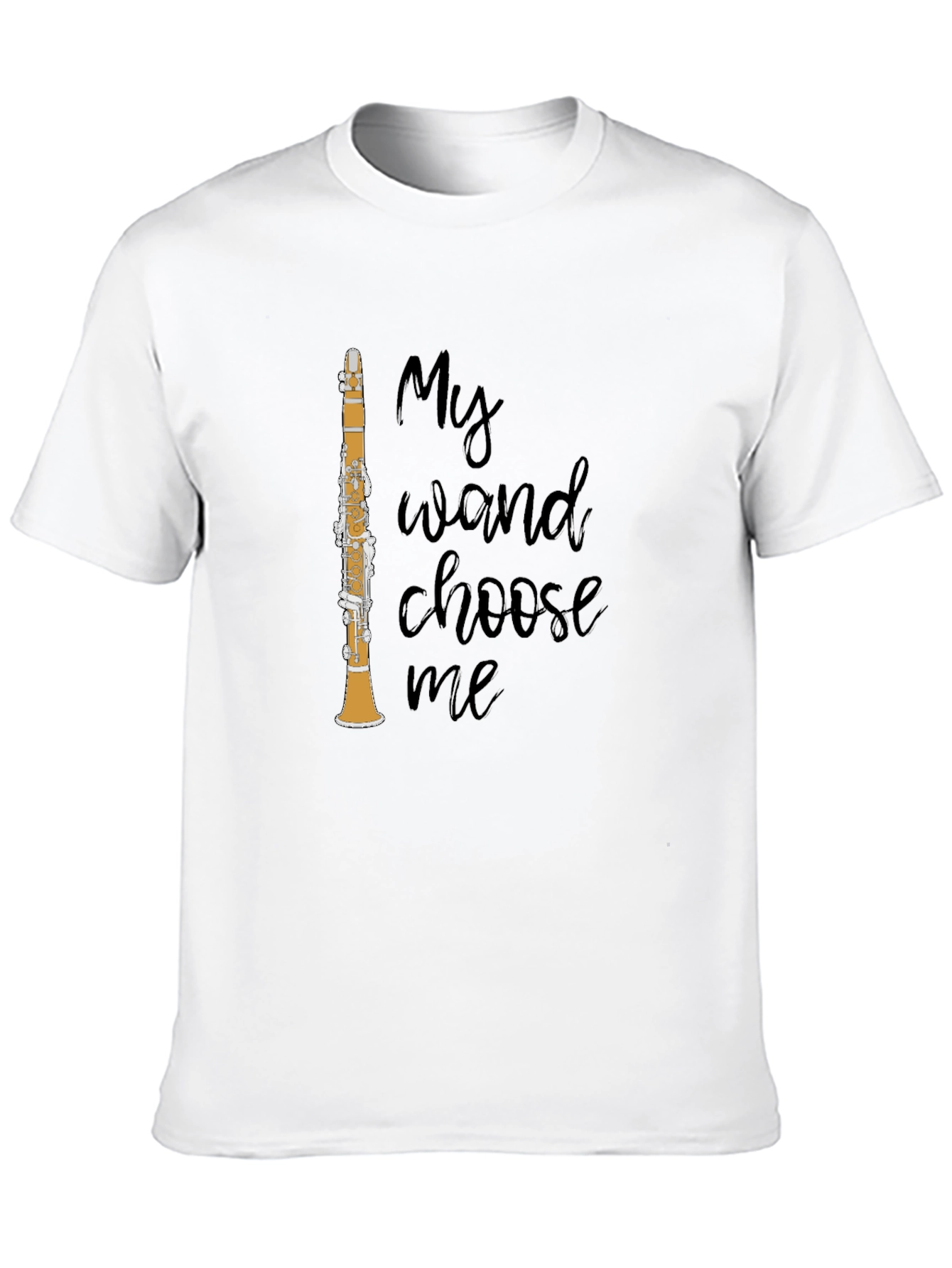 My Wand Choose Me Clarinet Graphic T-Shirt