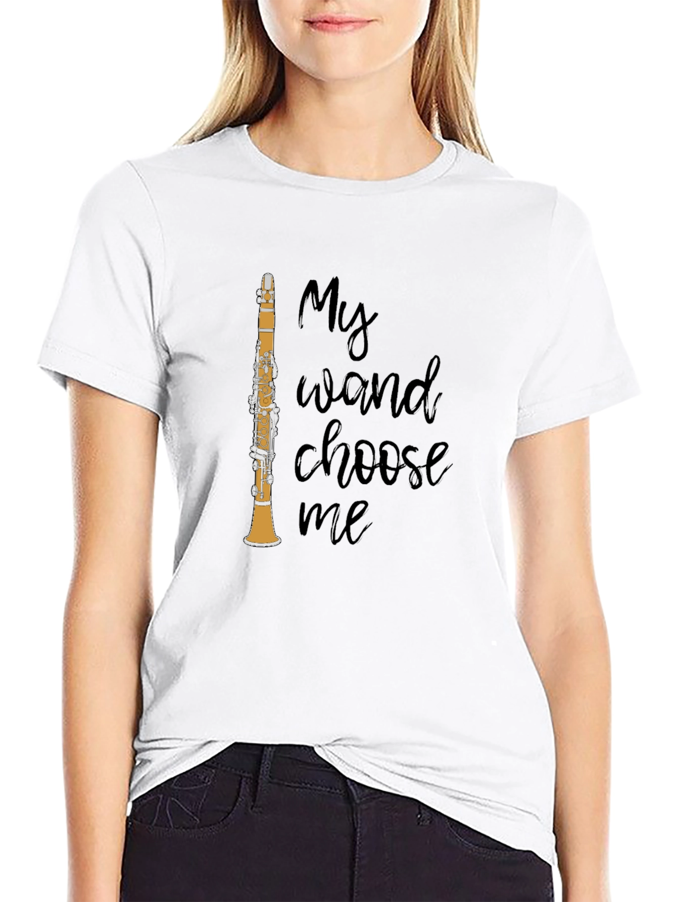 My Wand Choose Me Clarinet Graphic T-Shirt