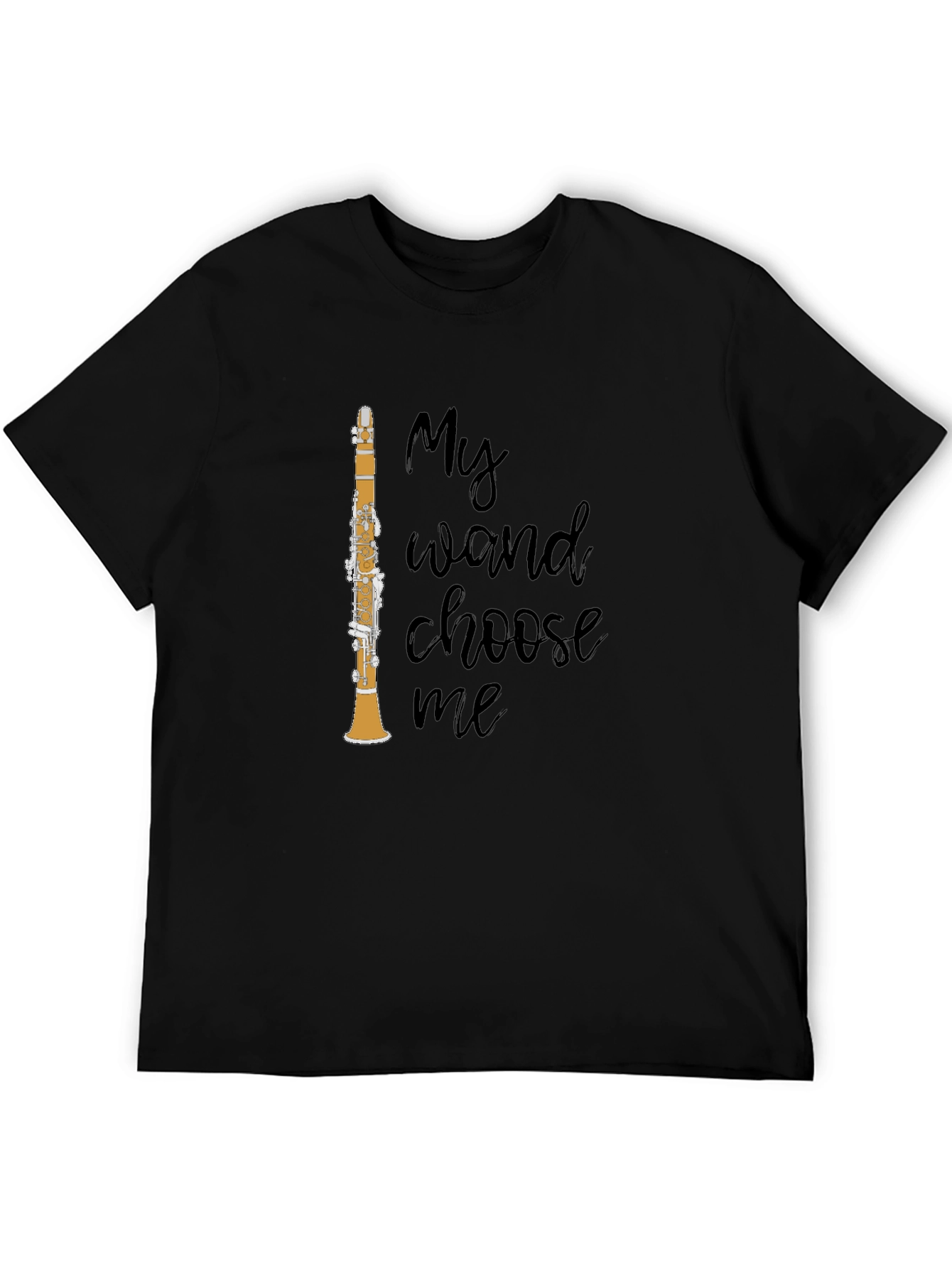 My Wand Choose Me Clarinet Graphic T-Shirt