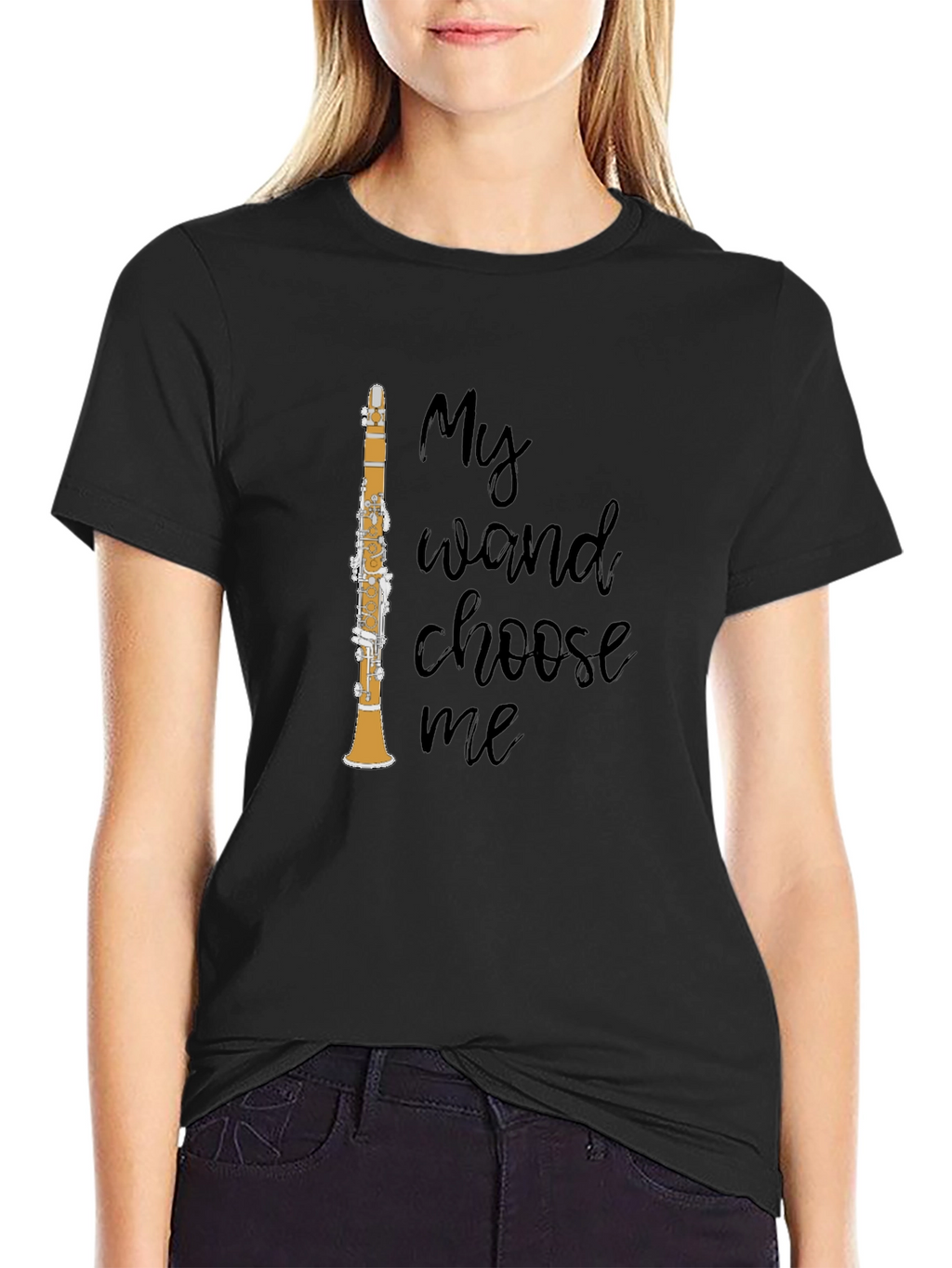 My Wand Choose Me Clarinet Graphic T-Shirt