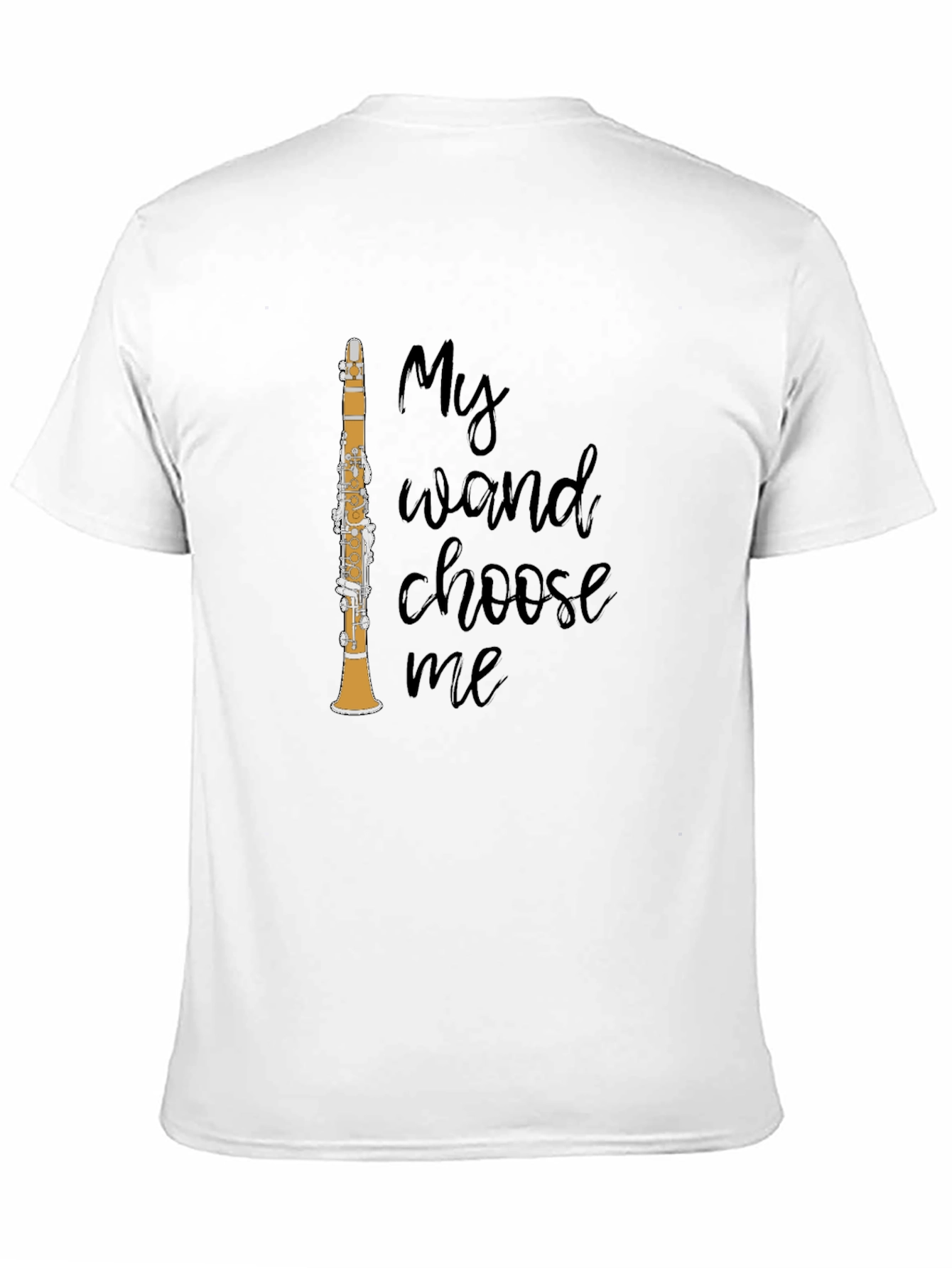 My Wand Choose Me Clarinet Graphic T-Shirt