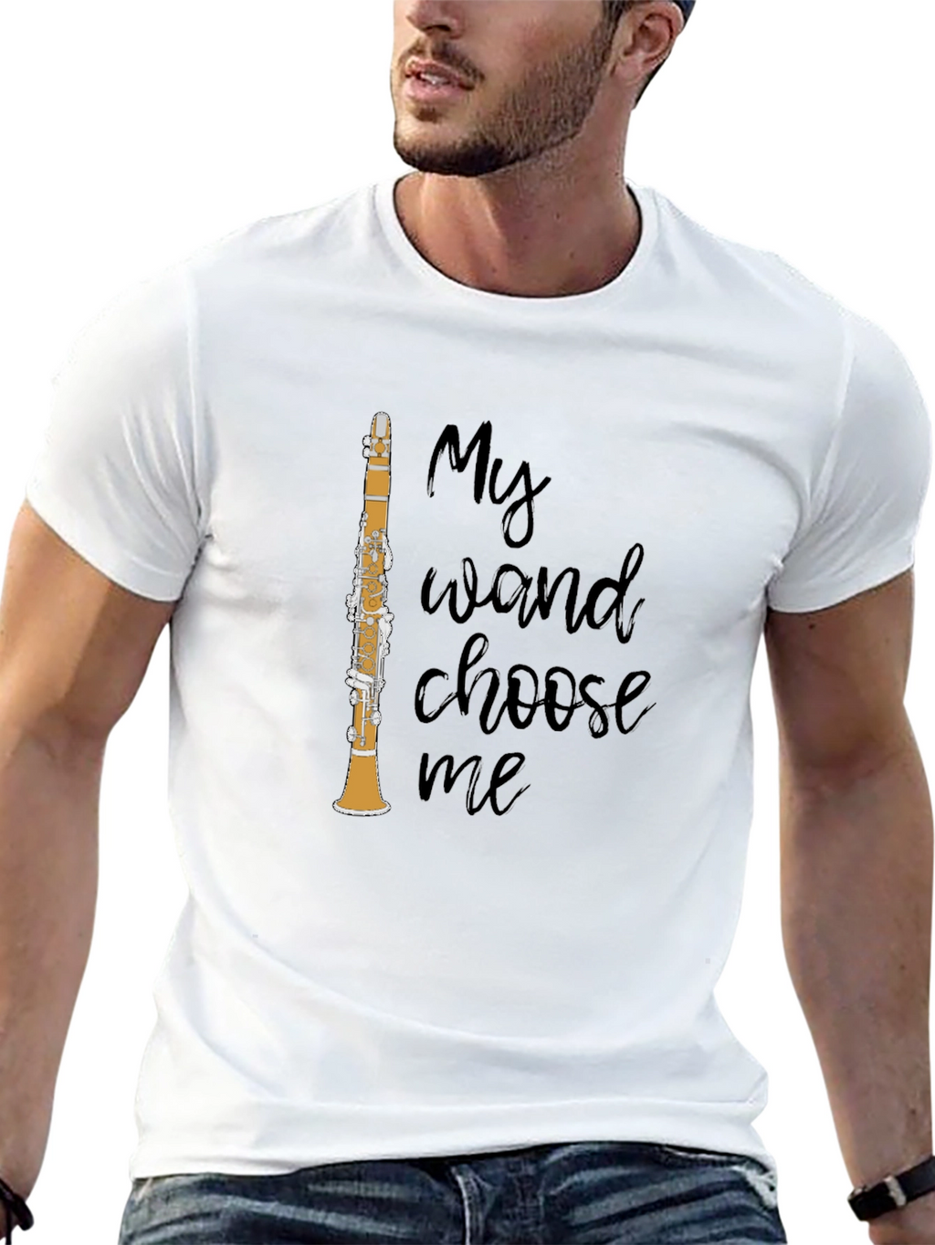My Wand Choose Me Clarinet Graphic T-Shirt