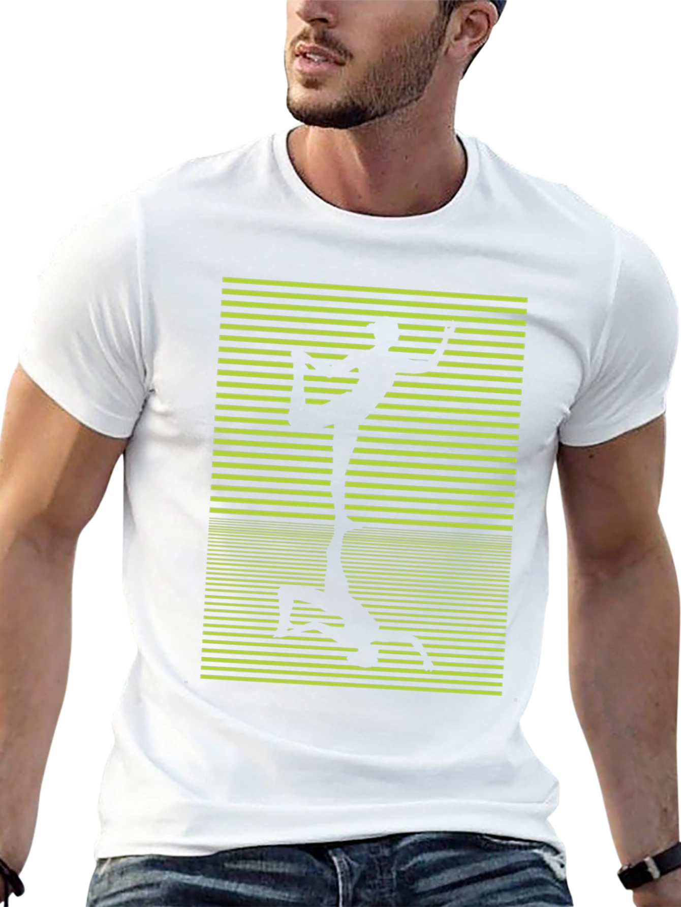 Yoga Pose Graphic Black T-Shirt