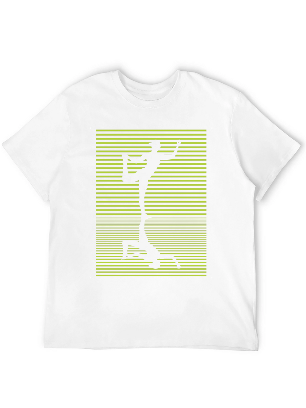 Yoga Pose Graphic Black T-Shirt