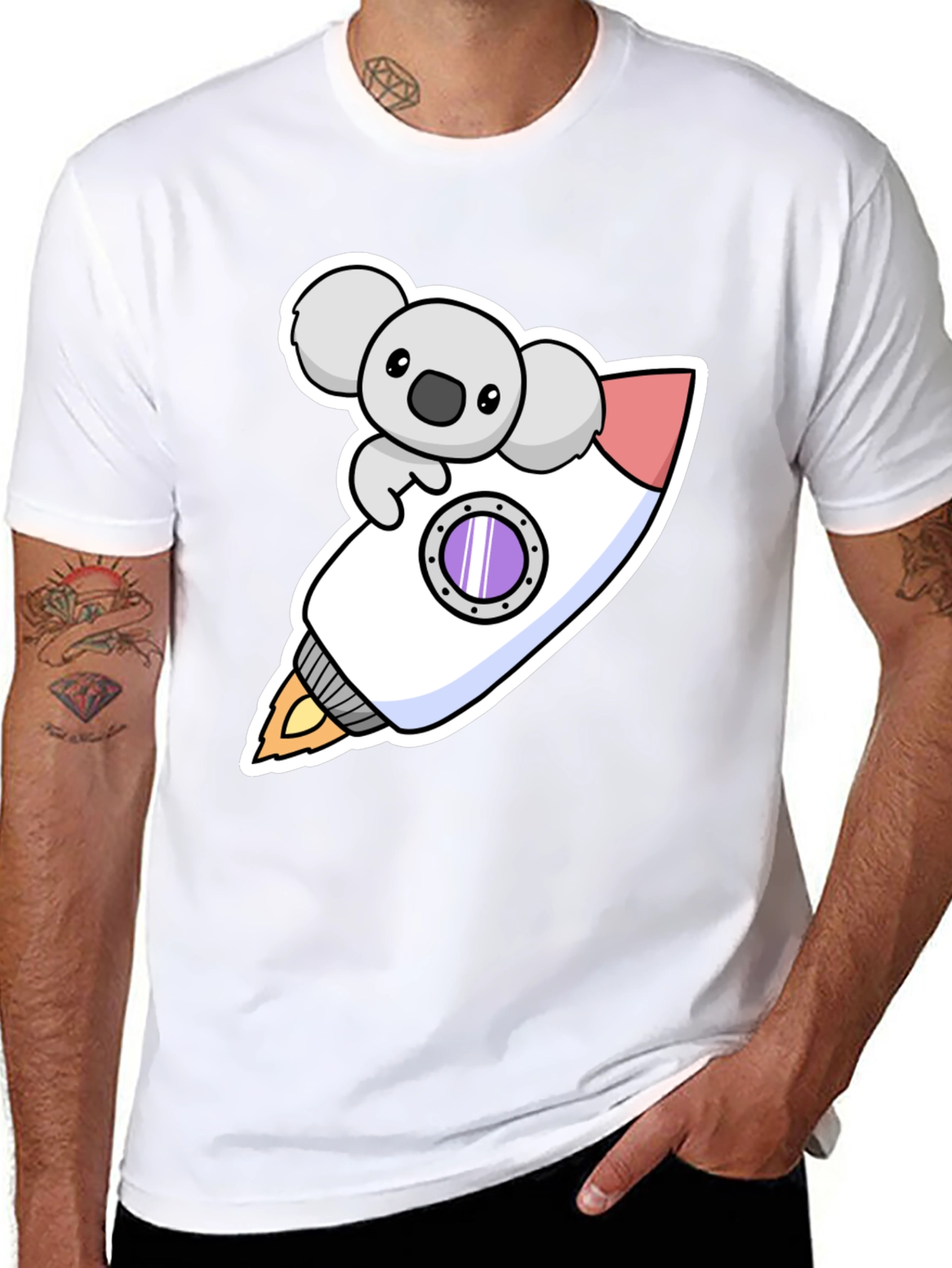 Koala Astronaut T-Shirt - Space Adventure Tee