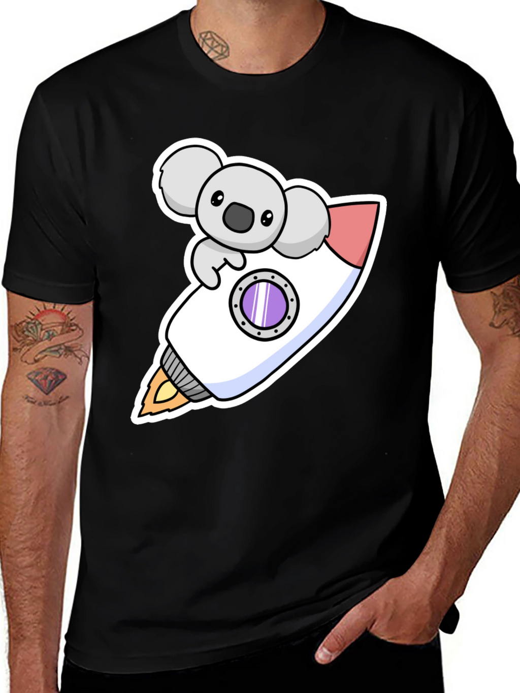 Koala Astronaut T-Shirt - Space Adventure Tee