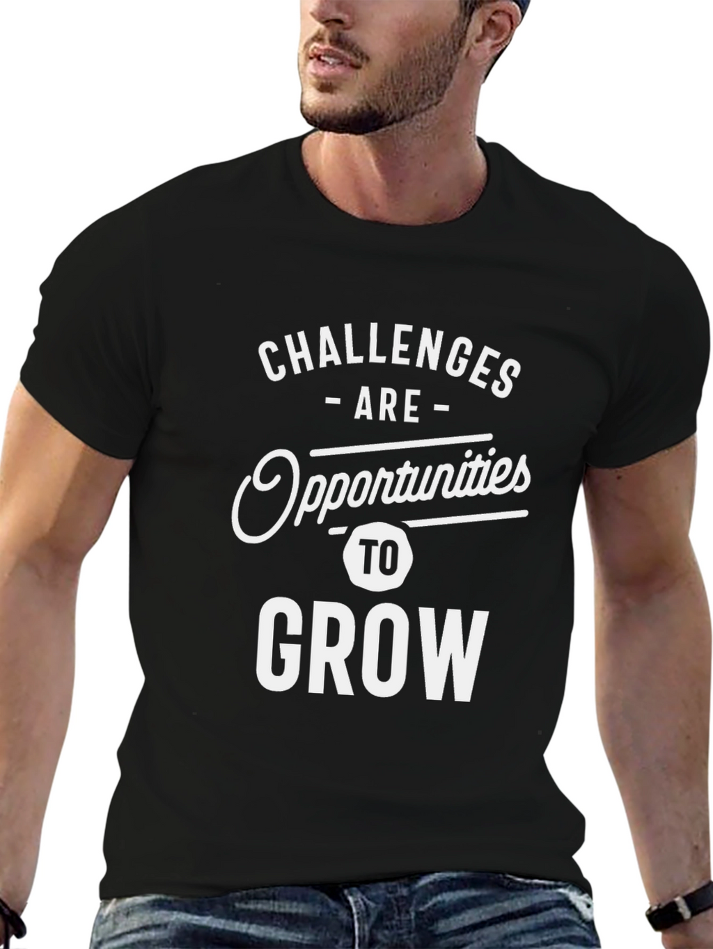 Challenges are Opportunities to Grow T-Shirt