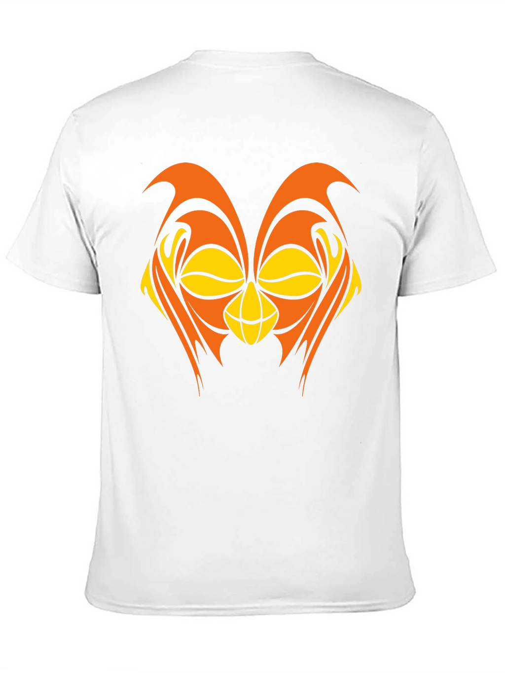 Abstract Owl Graphic Black T-Shirt