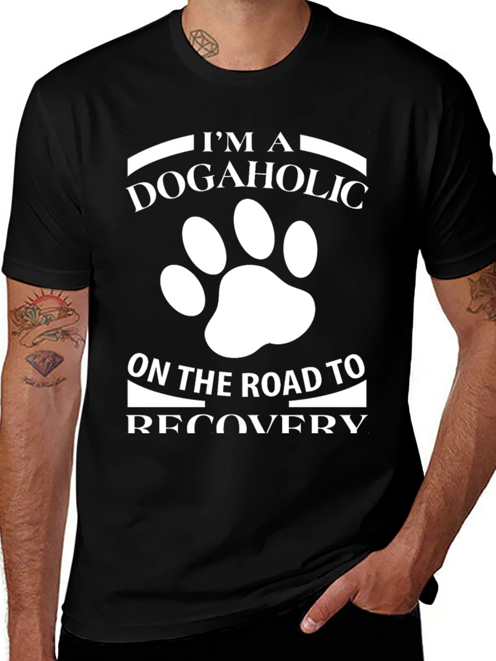 Dogaholic Recovery T-Shirt - Funny Dog Lover Tee