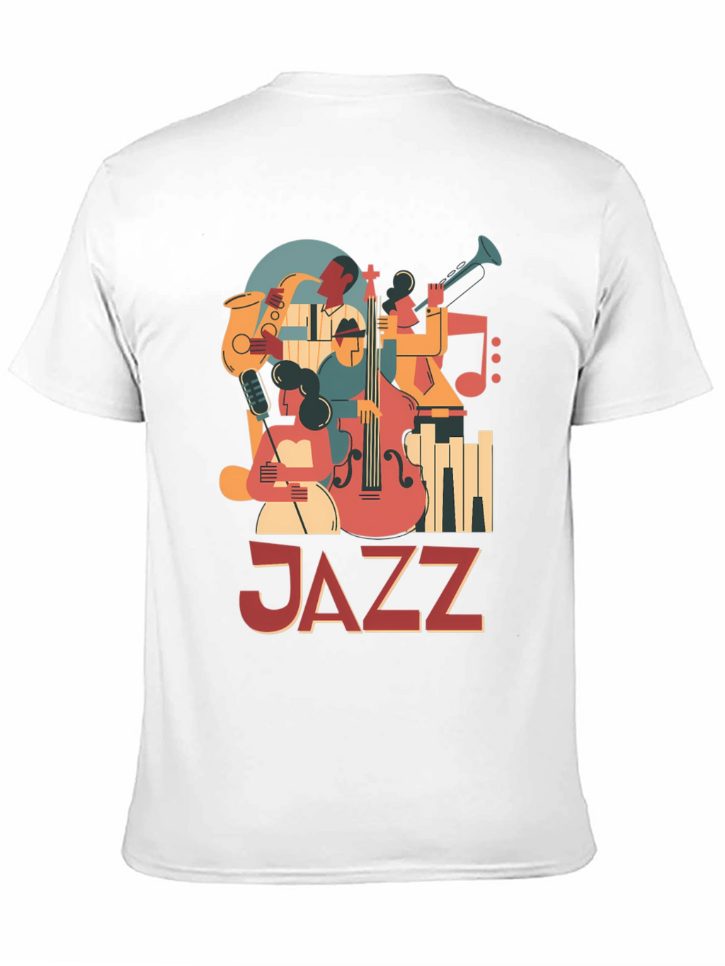 JAZZ Graphic Tee: Retro Music Lover T-Shirt