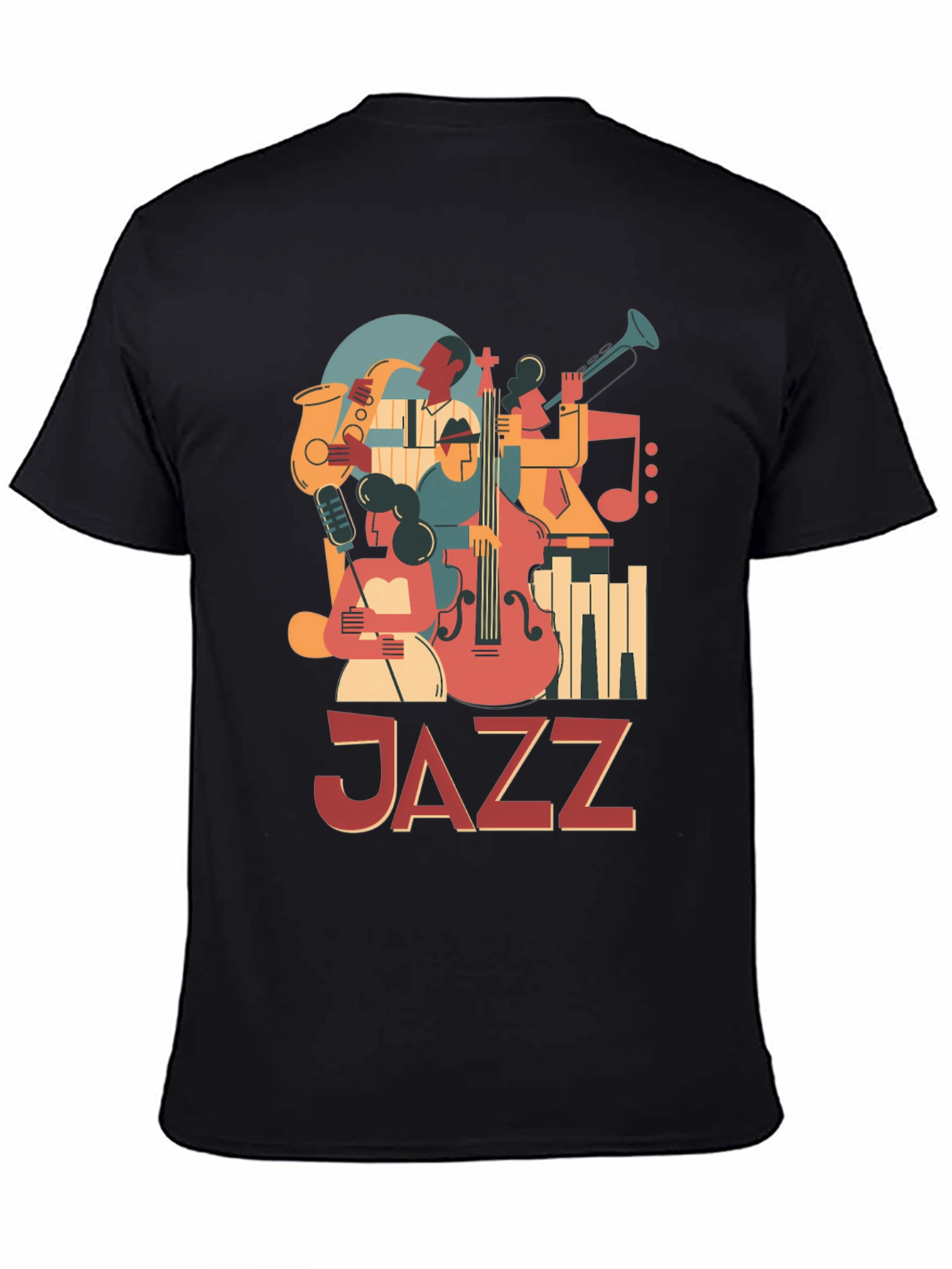 JAZZ Graphic Tee: Retro Music Lover T-Shirt