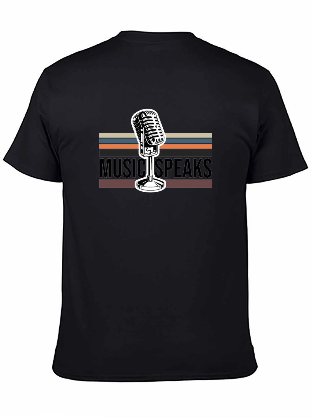 Music Speaks Graphic Tee - Retro Style