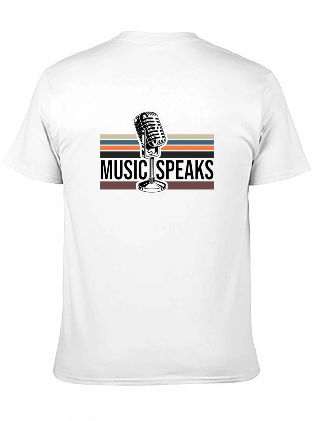 Music Speaks Graphic Tee - Retro Style