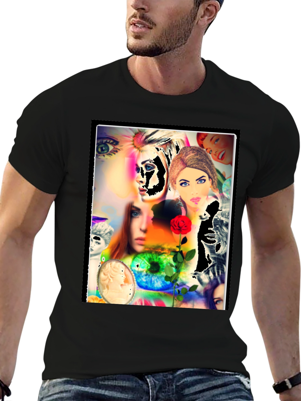 Surreal Art Black T-Shirt