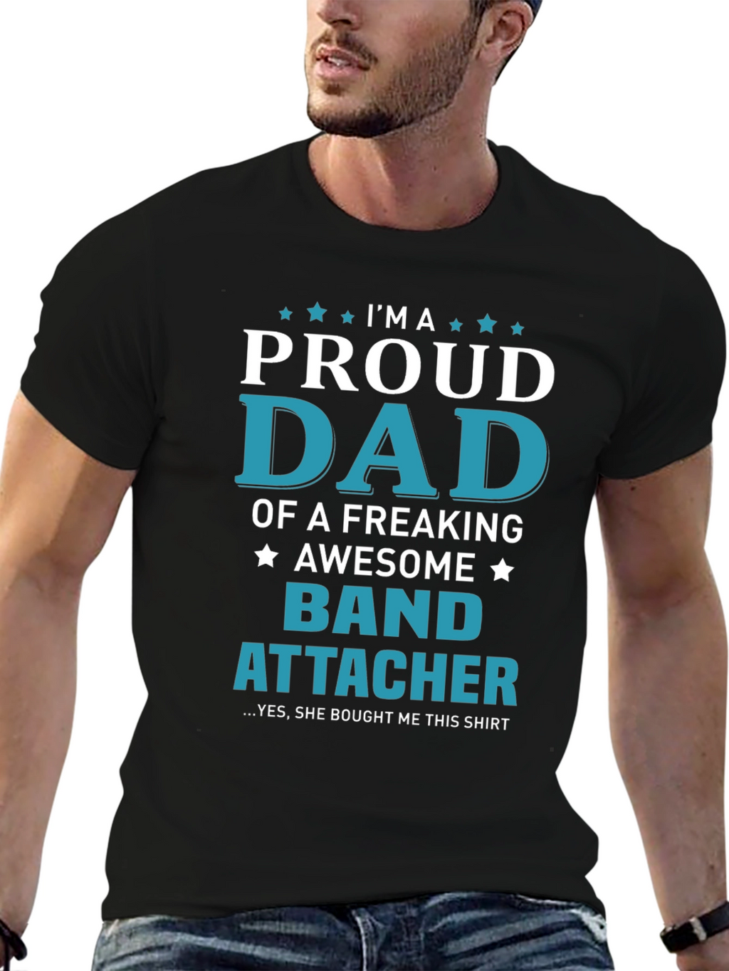 Proud Dad of a Band Attacher T-Shirt
