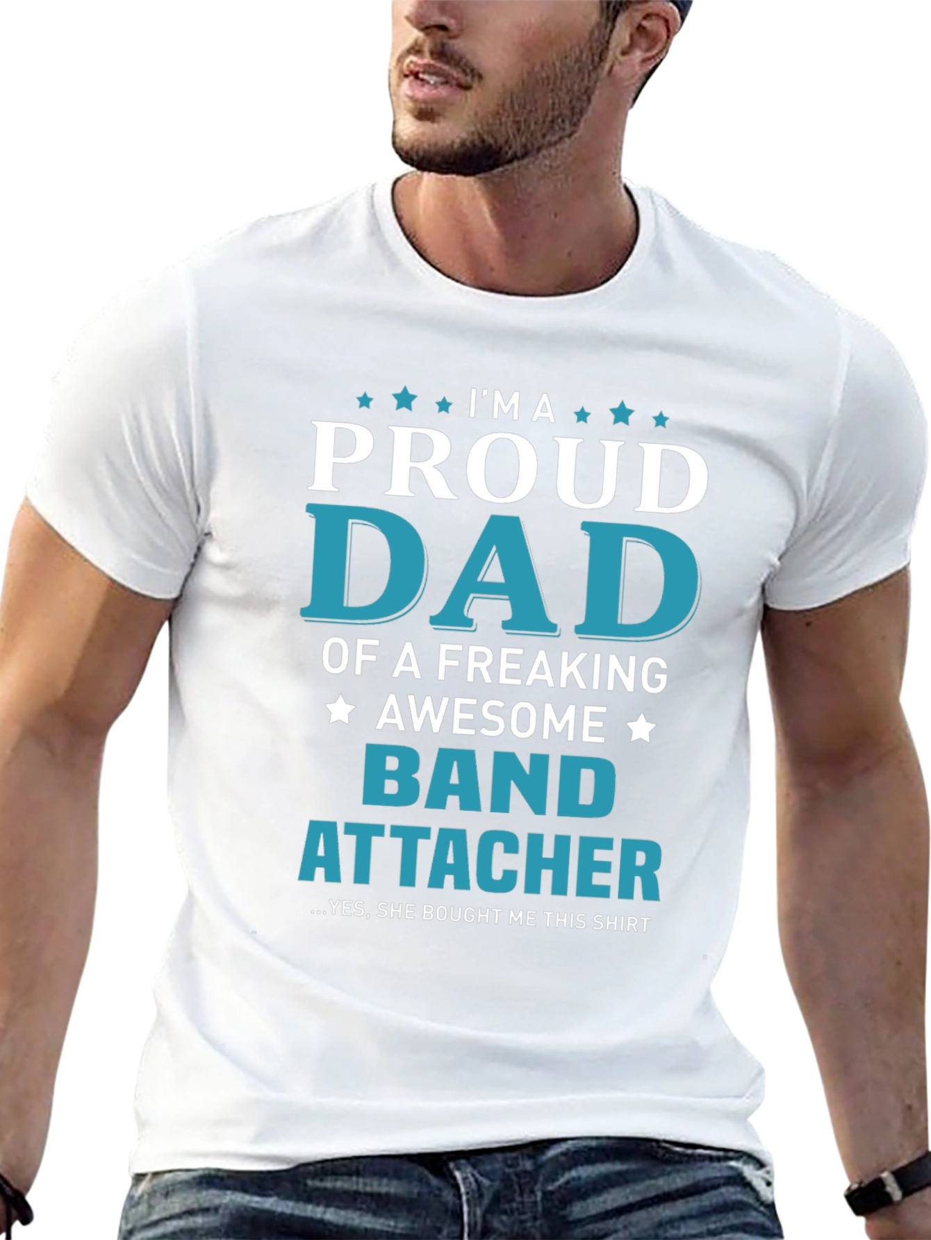 Proud Dad of a Band Attacher T-Shirt