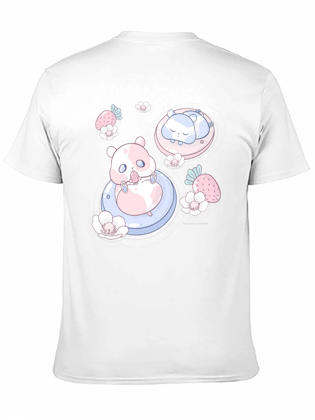 Cute Hamster Graphic Tee - Kawaii Style