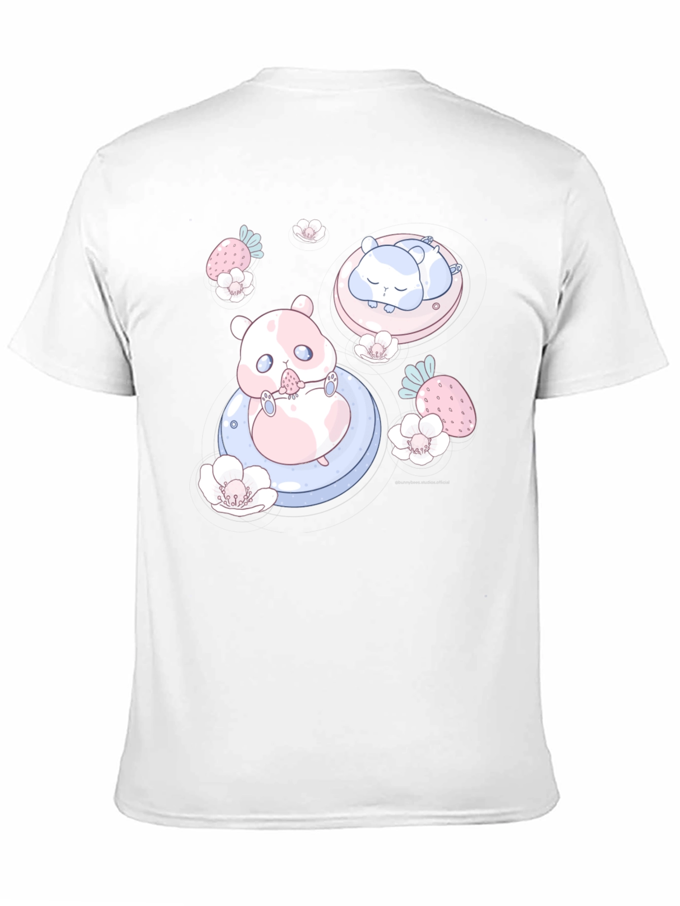 Cute Hamster Graphic Tee - Kawaii Style