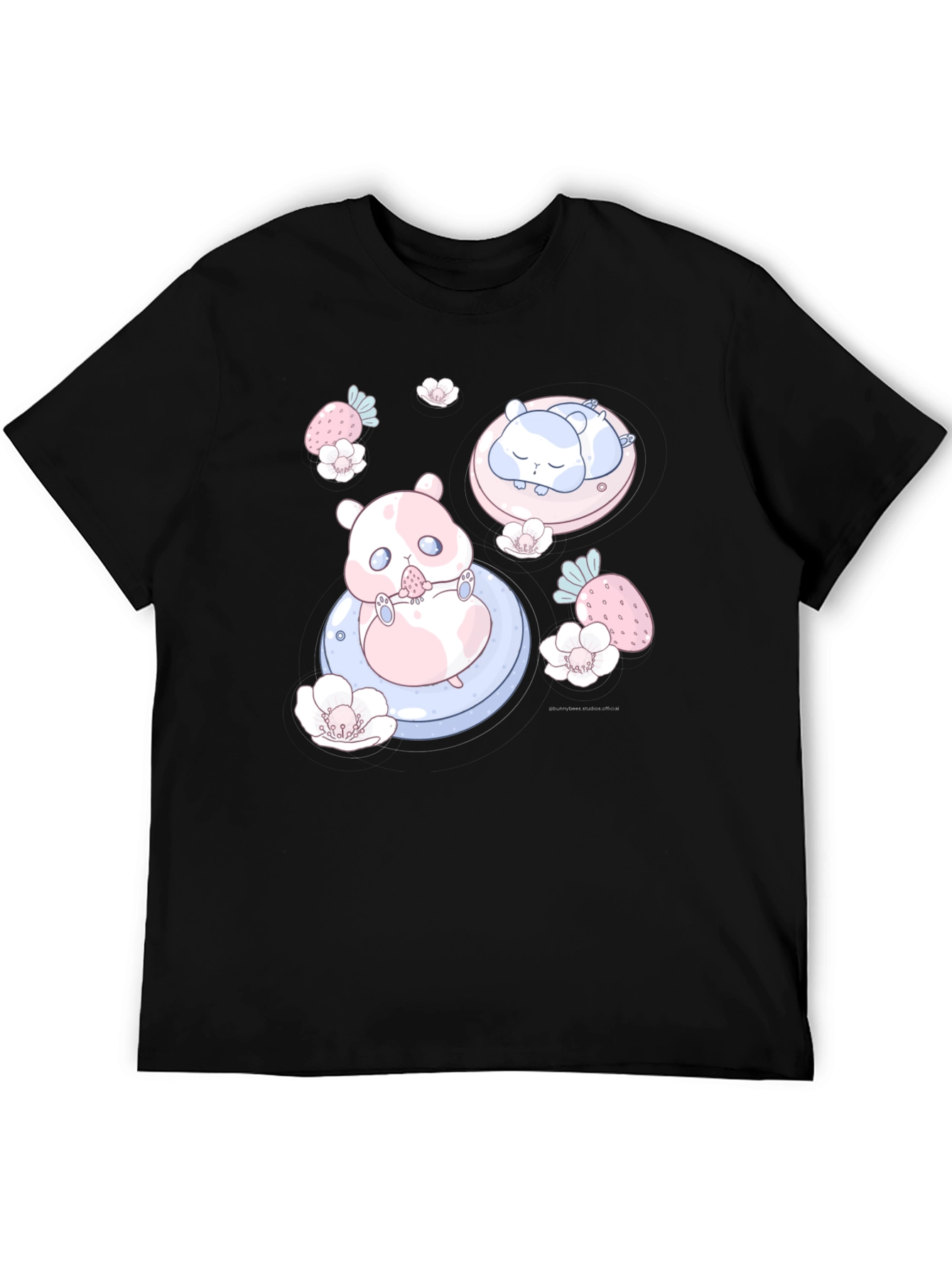 Cute Hamster Graphic Tee - Kawaii Style