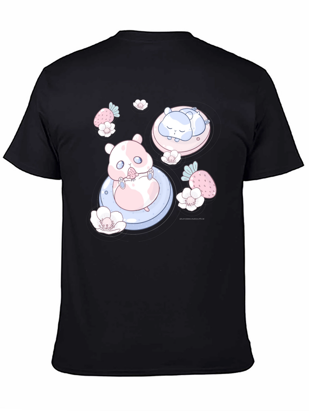 Cute Hamster Graphic Tee - Kawaii Style