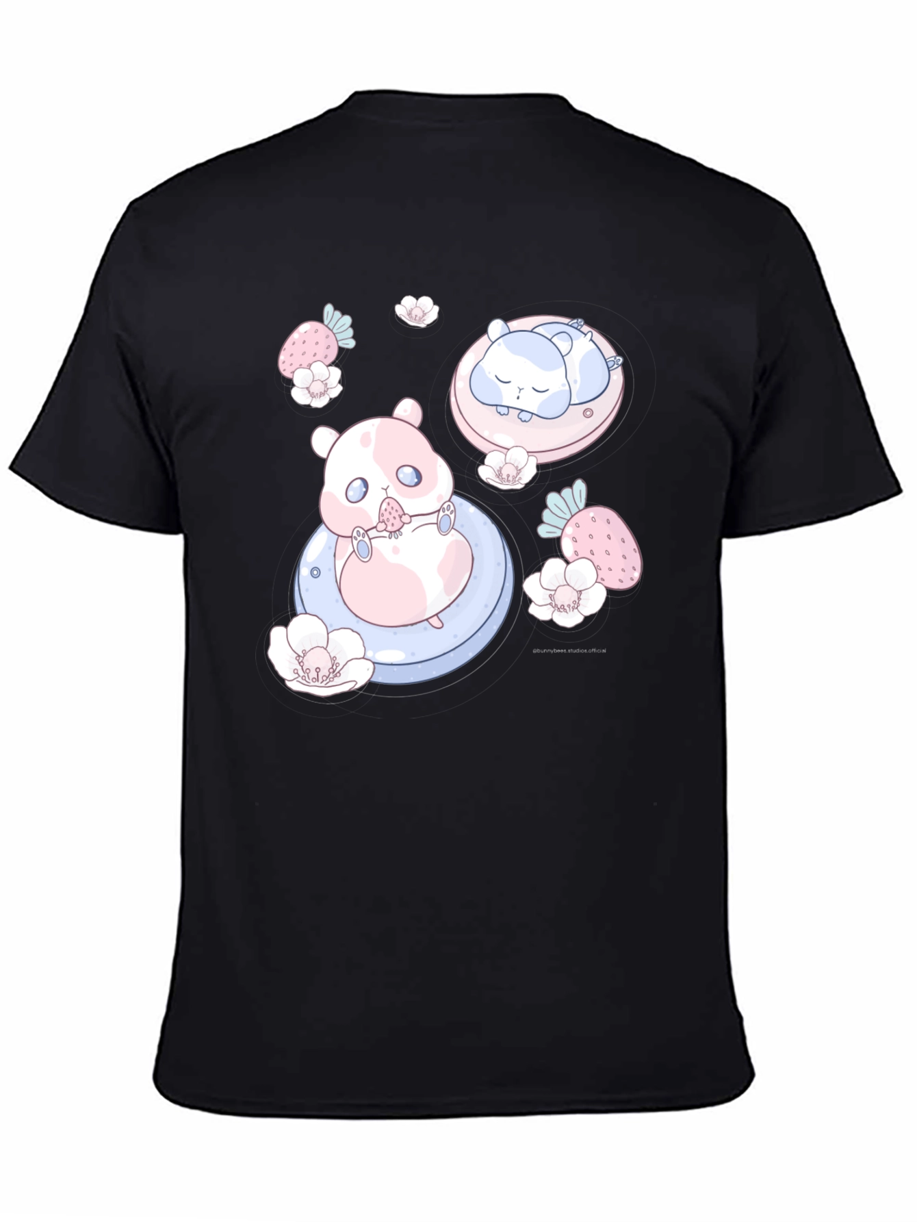 Cute Hamster Graphic Tee - Kawaii Style