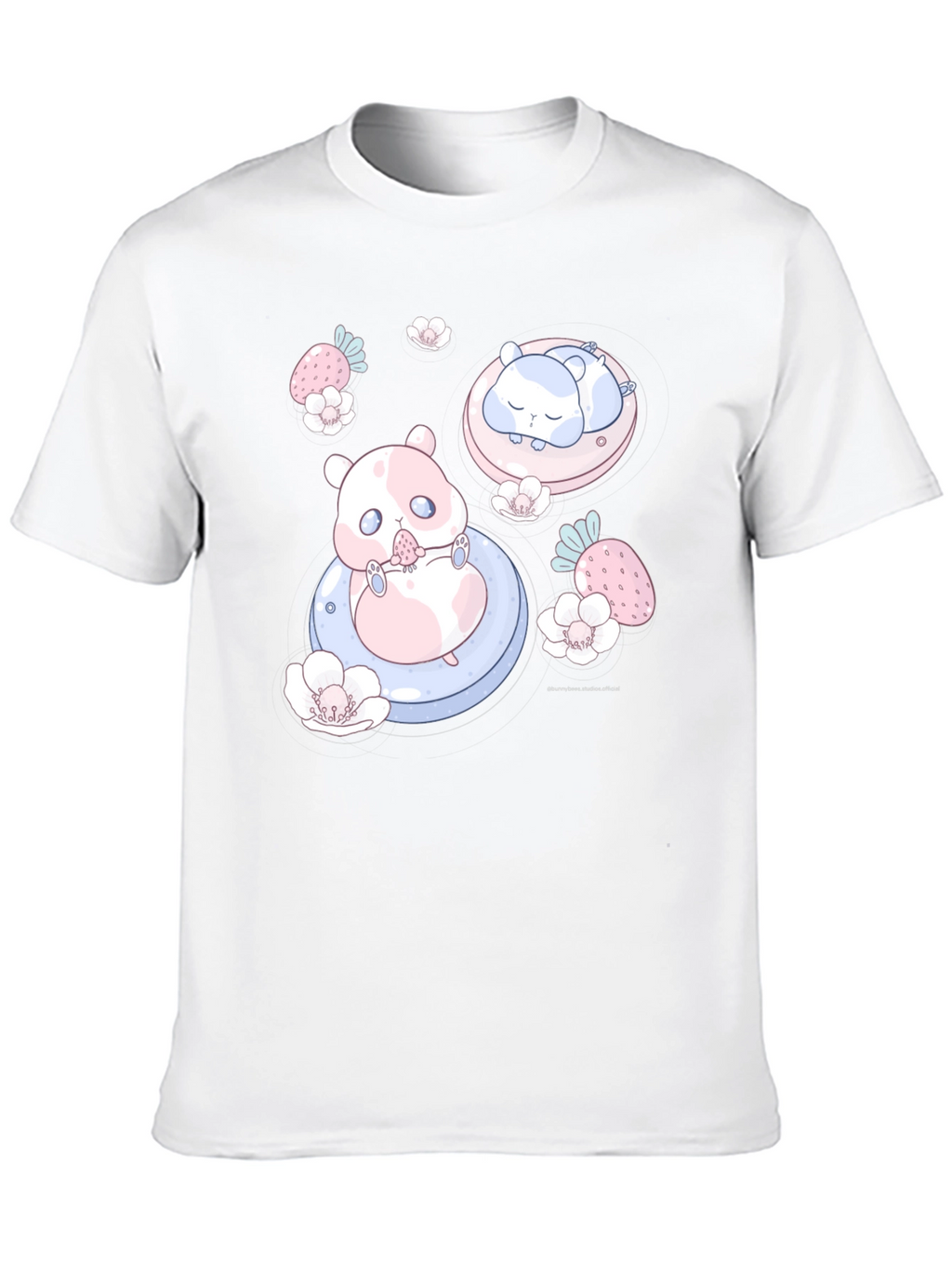 Cute Hamster Graphic Tee - Kawaii Style