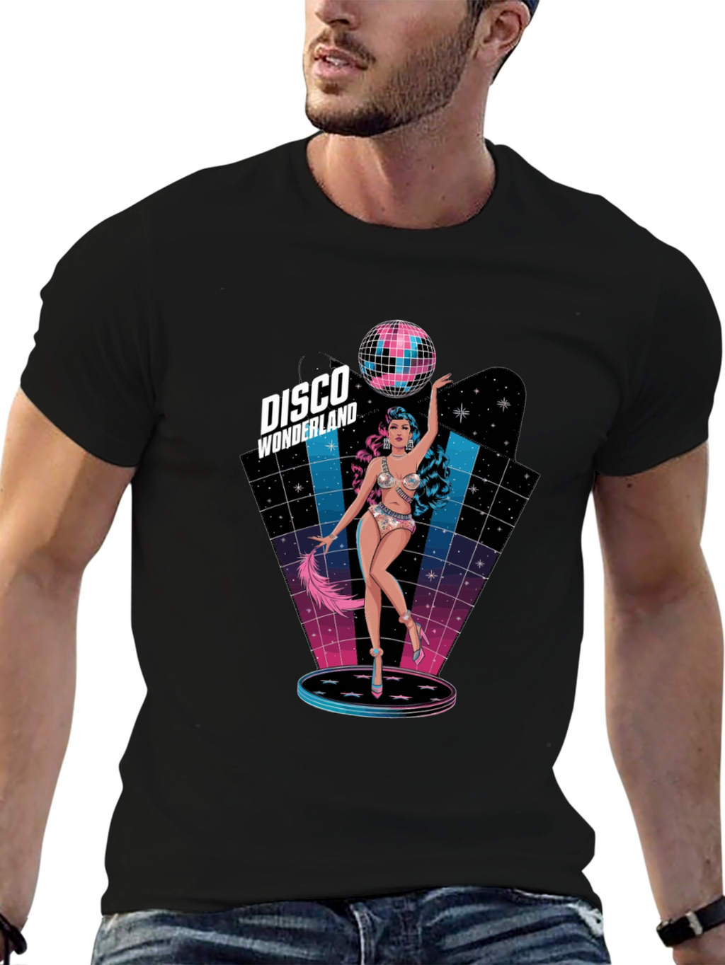 Disco Wonderland Graphic T-Shirt