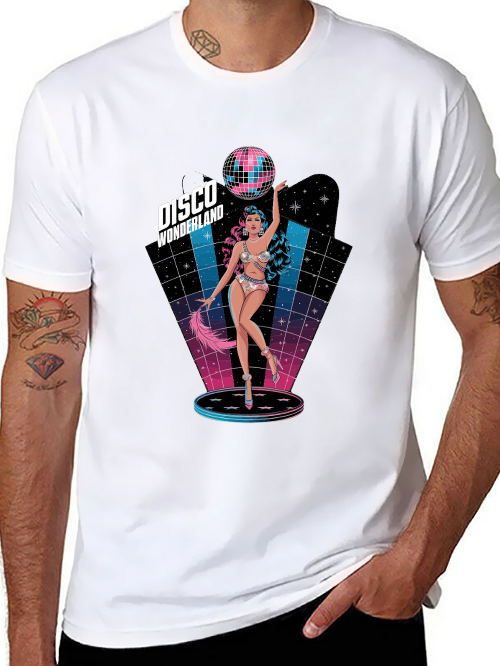 Disco Wonderland Graphic T-Shirt